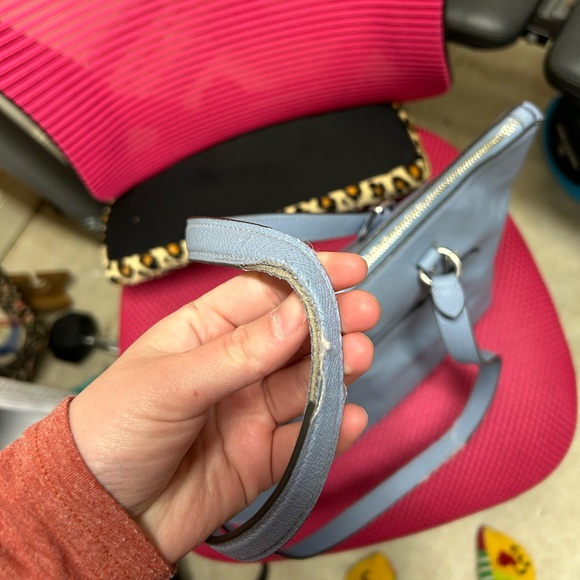 Coach blue shoulder gallery tote purse 💙 - Picture 9 of 11